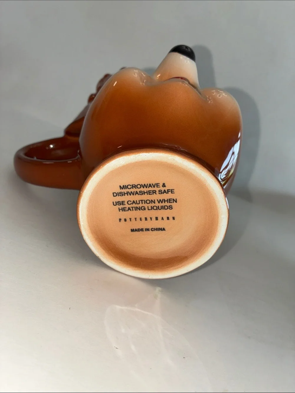 Pottery Barn Chubby Face Reindeer Mug